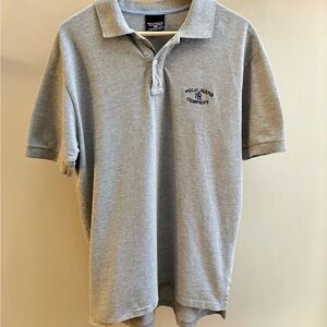 Polo Jeans Company VTG 90s grey golf shirt L/XL Made in Canada